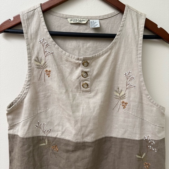 Jenna Lane Cotton Colorblock Dress - Picture 2 of 9